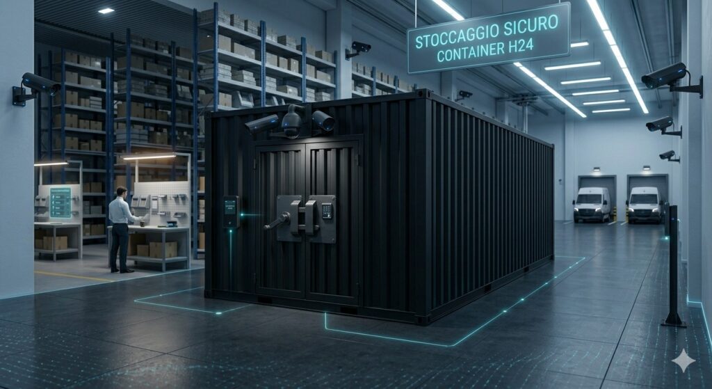 High-end vault logistic container